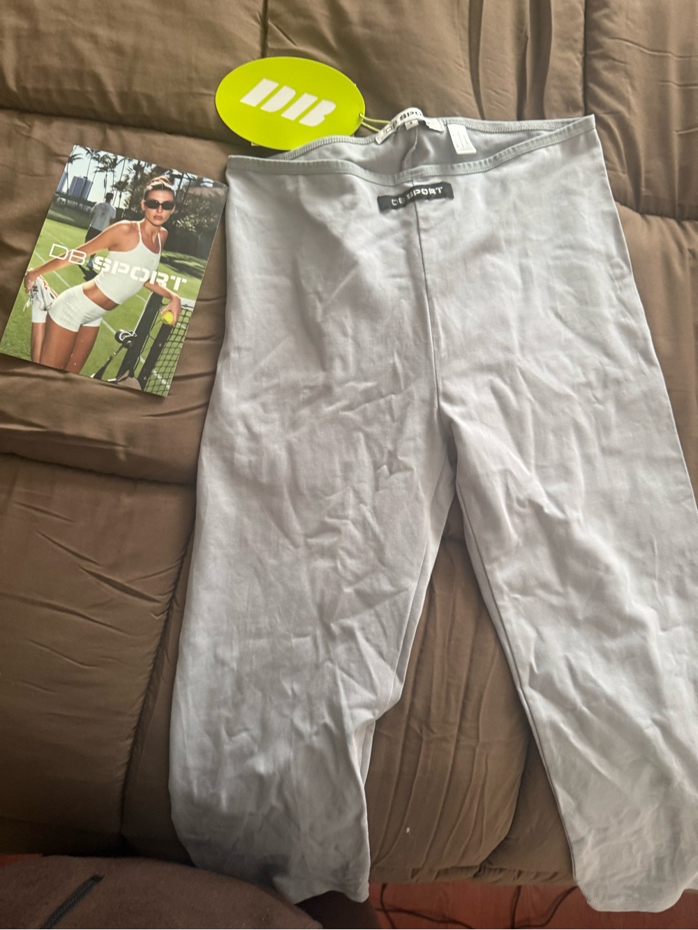 Dairy boy Light Gray capri leggings